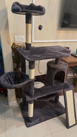 Cat tree cat tower scratching post casita para gato
