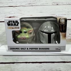 Disney Star Wars The Mandalorian tv series Grogu Ceramic Salt & Pepper Shakers