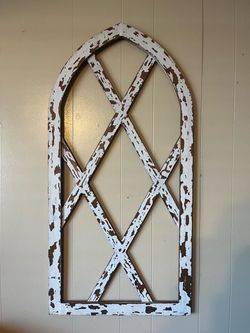 Set of 2 Rustic Farmhouse Arched Wall Décor