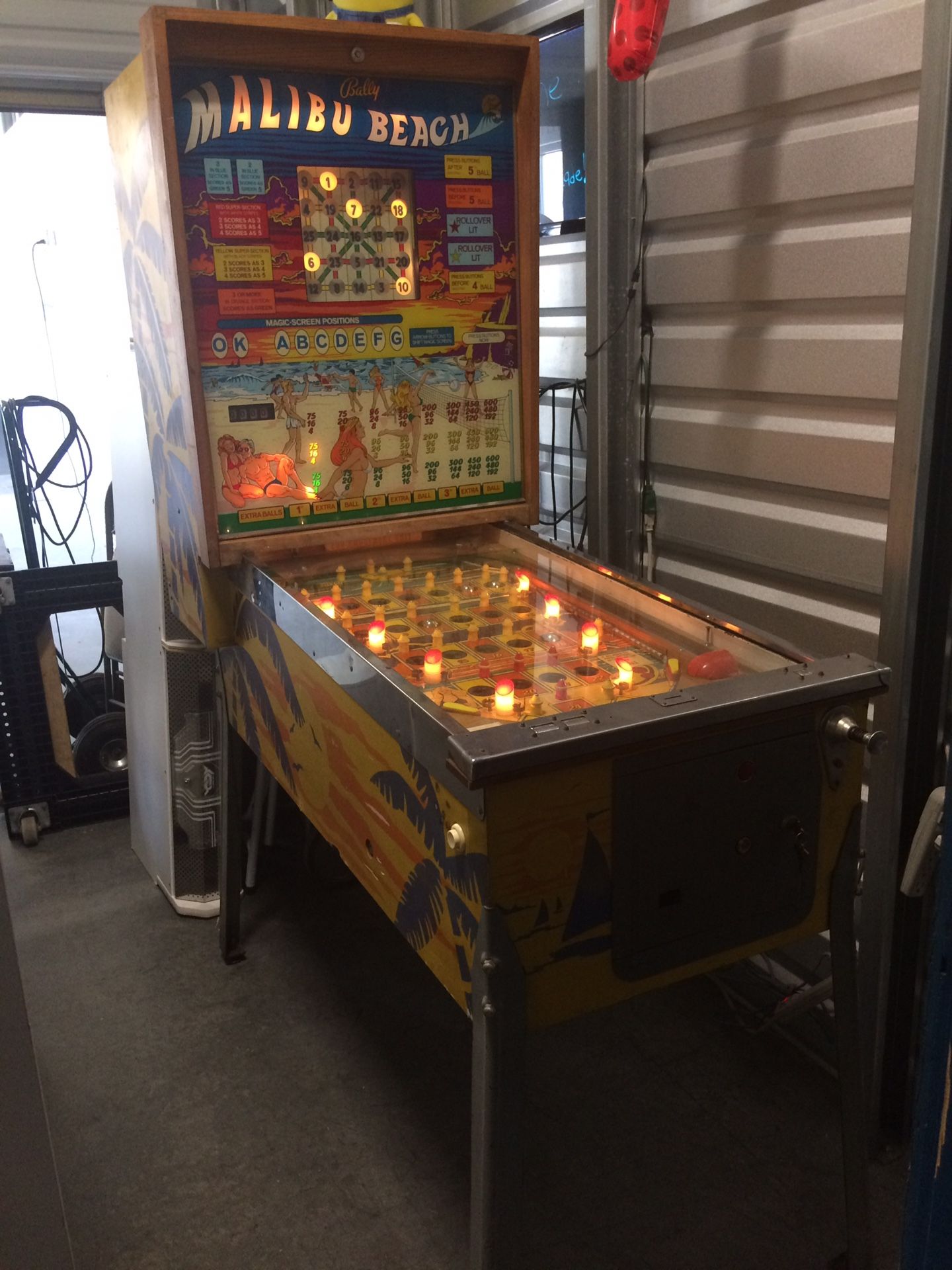 2 Bally Electromechanical Arcade Pinball Machines