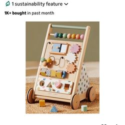 Tiny Land Wooden Baby Walker