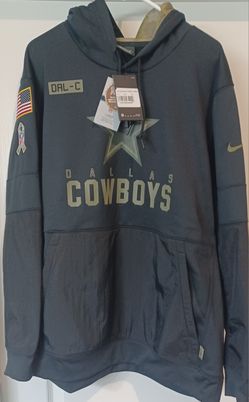 NIKE DALLAS COWBOYS 2020 SALUTE TO SERVICE THERMA 2XL HOODIE (BRAND NEW WITH TAGS)