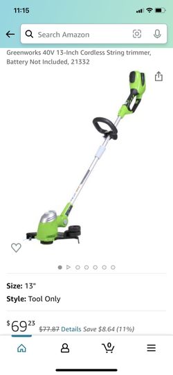 (Brand New )GREENWORKS 13inch TRIMMER