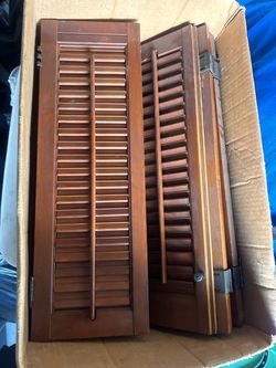 Window shutters wood