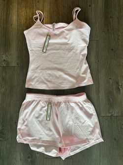 NWT Women Skims pink pj set cute XS
