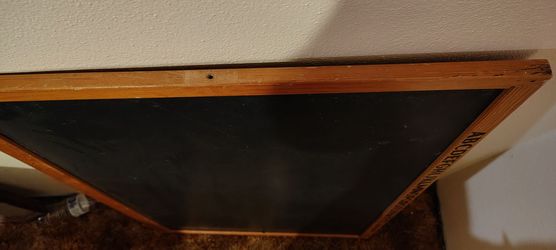 Vintage slate chalkboard double-sided