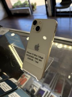 iPhone 13 Mini 128gb Unlocked 100% Battery Health 