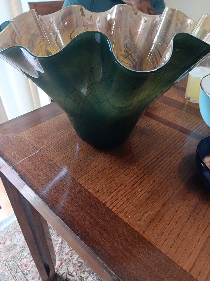 Dan Bergsma Glass . Bowl , Famous Glass Maker