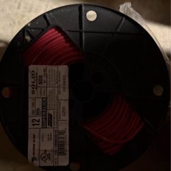 Solid Wire #12 Red