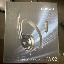 Computer headset w mic