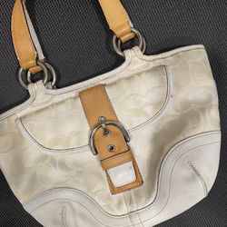 Vintage Coach Soho optic signature hobo bag READ