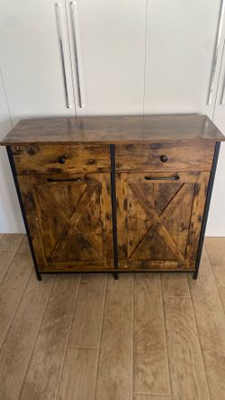 Dual Tilt Out Trash Bin L39xW13xH35