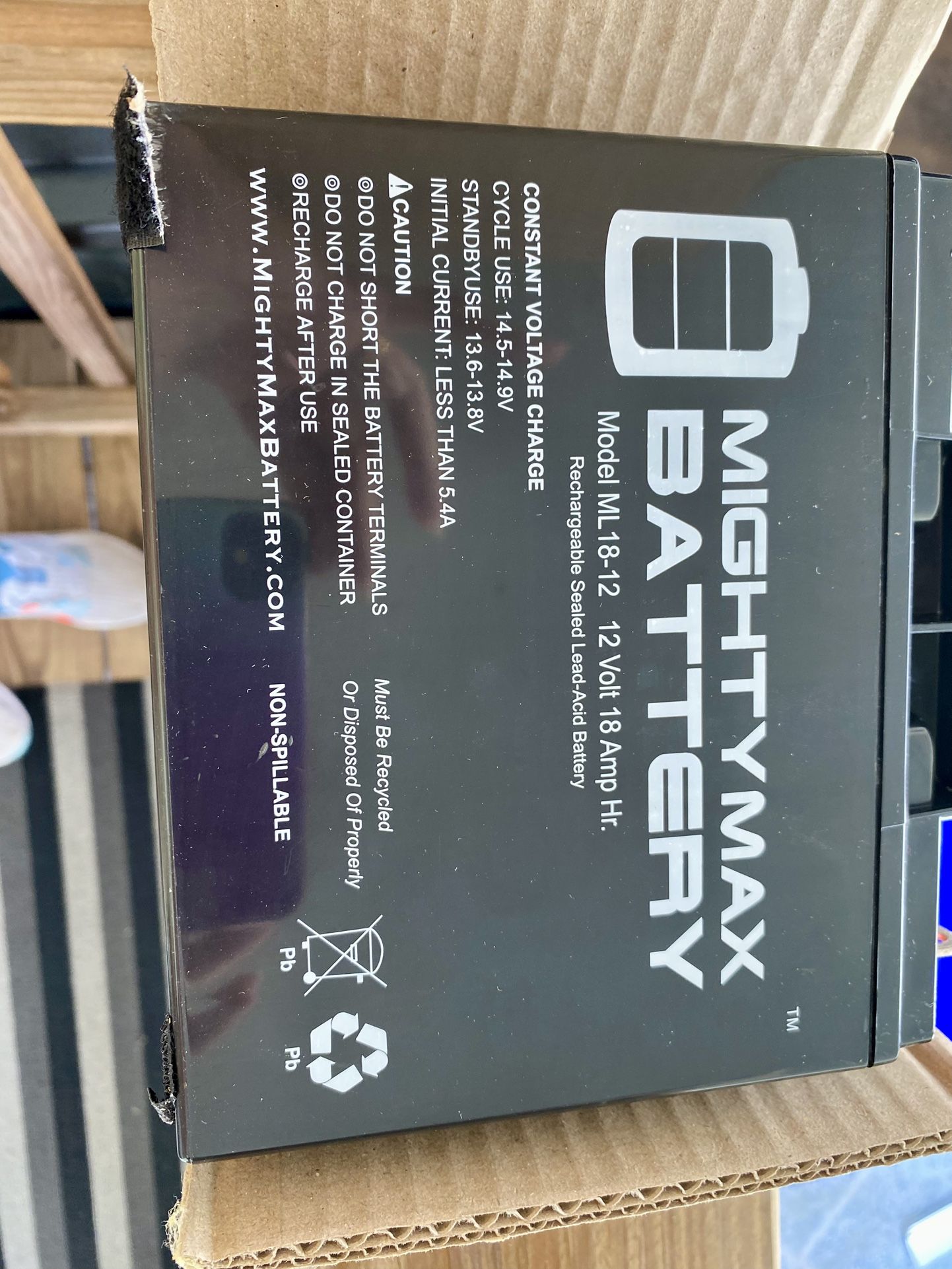 BATTERIES NEW IN BOX SCOOTER
