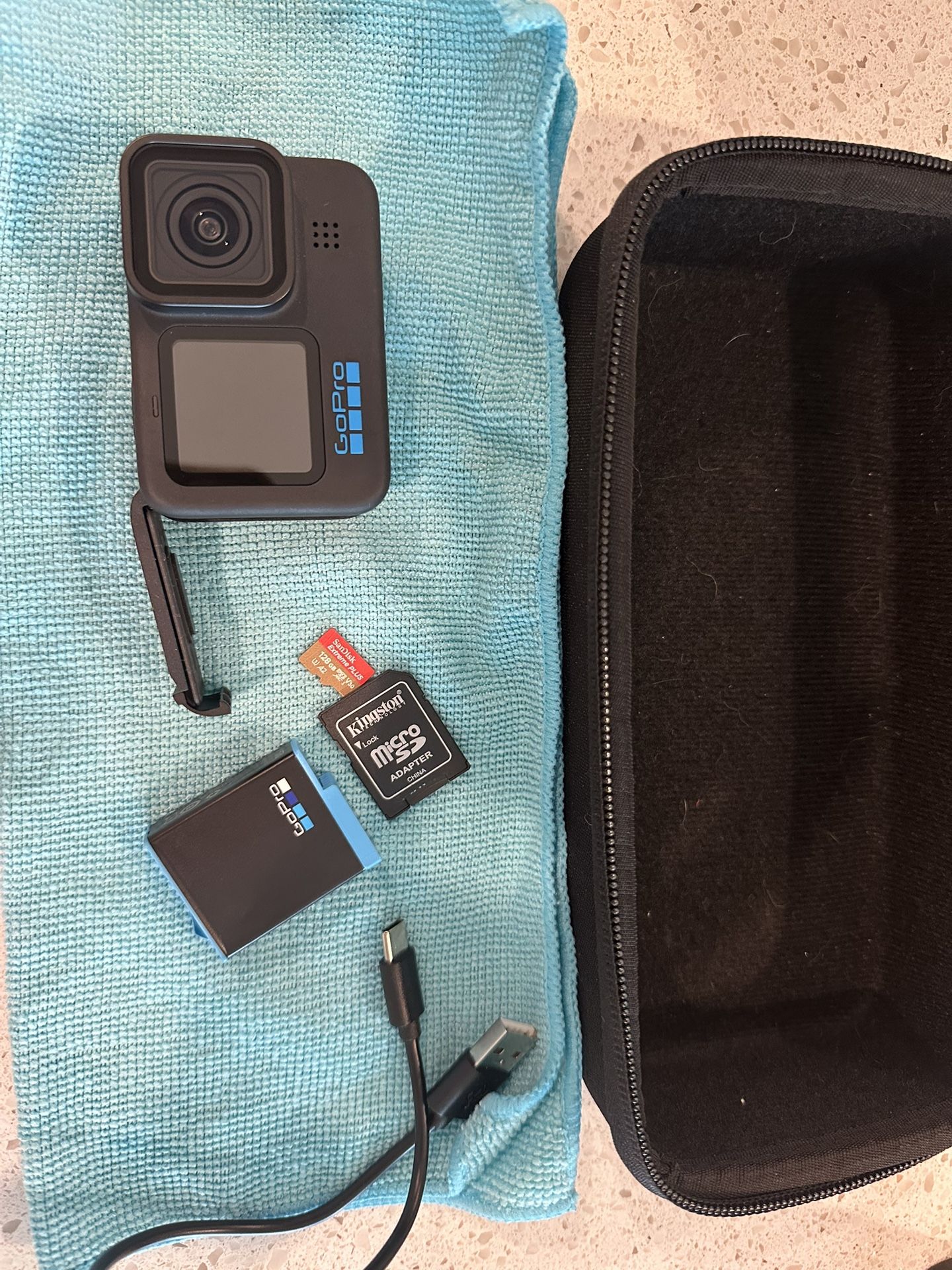 GoPro Hero 10 with 128 GB Memory Card
