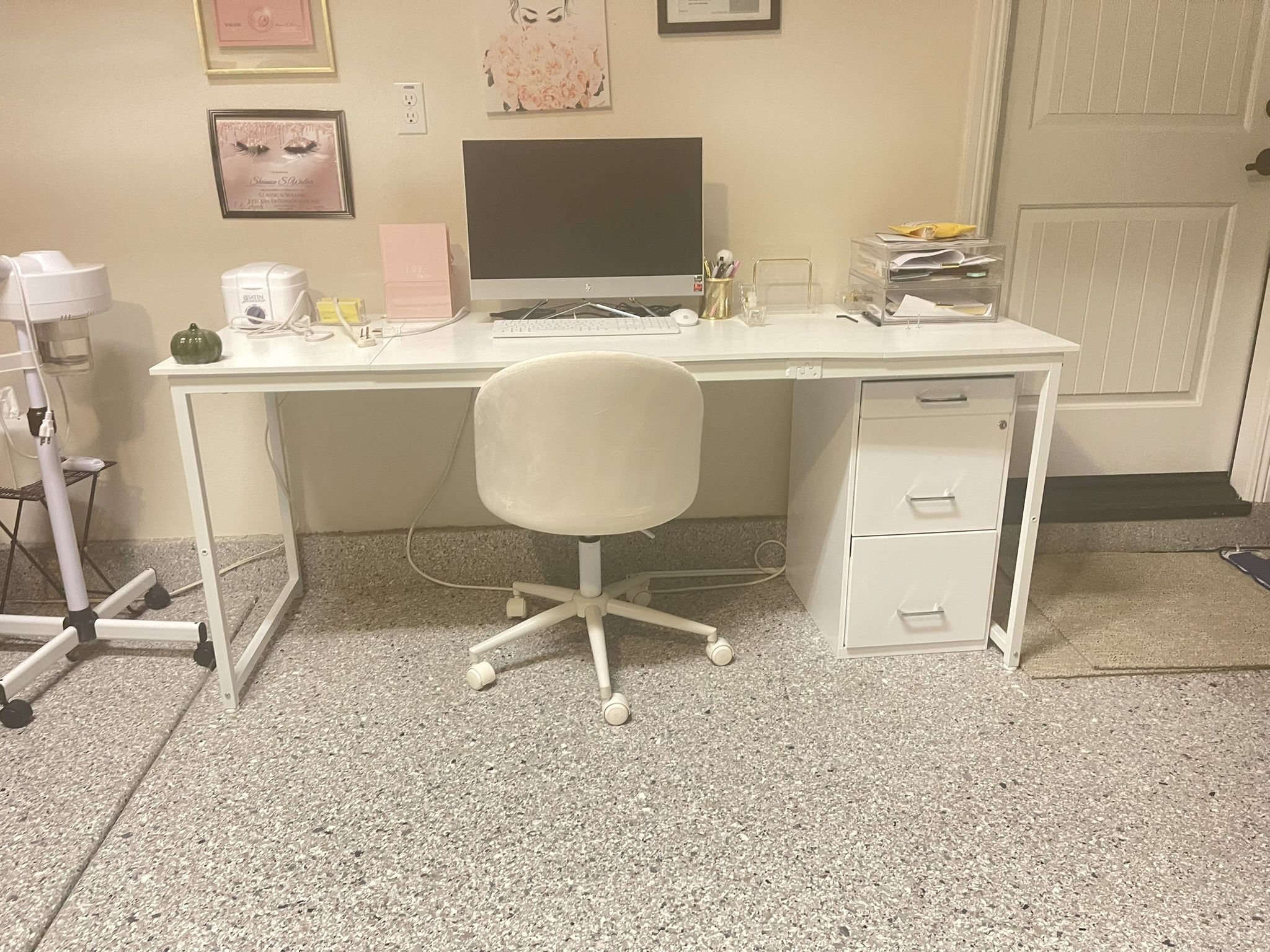 Brand New Oversized White Desk
