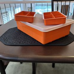 Versatile Tuppercraft /Tupperware Craft Durable Plastic Storage Box. Get Organized