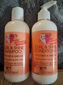 New,  Curl & Shine Shampoo And Conditioner 