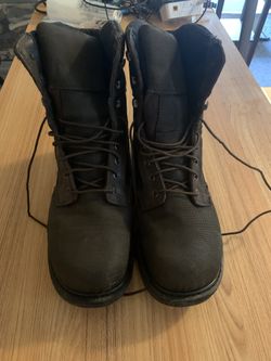 Worx 8” Steel Toed Boots. Size 10.5 Wide 