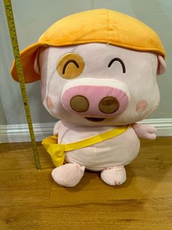 Large Pig Plush Stuffed Animal Toy (Hong Kong Mcdull)
