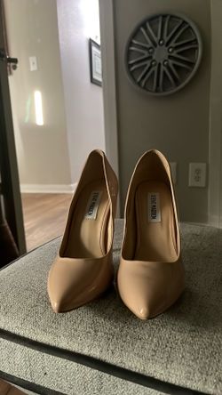 nude Steve Madden high heels