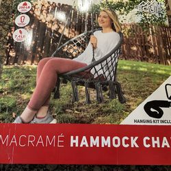 NEW  Macrame hammock chair Swing in OLIVE green