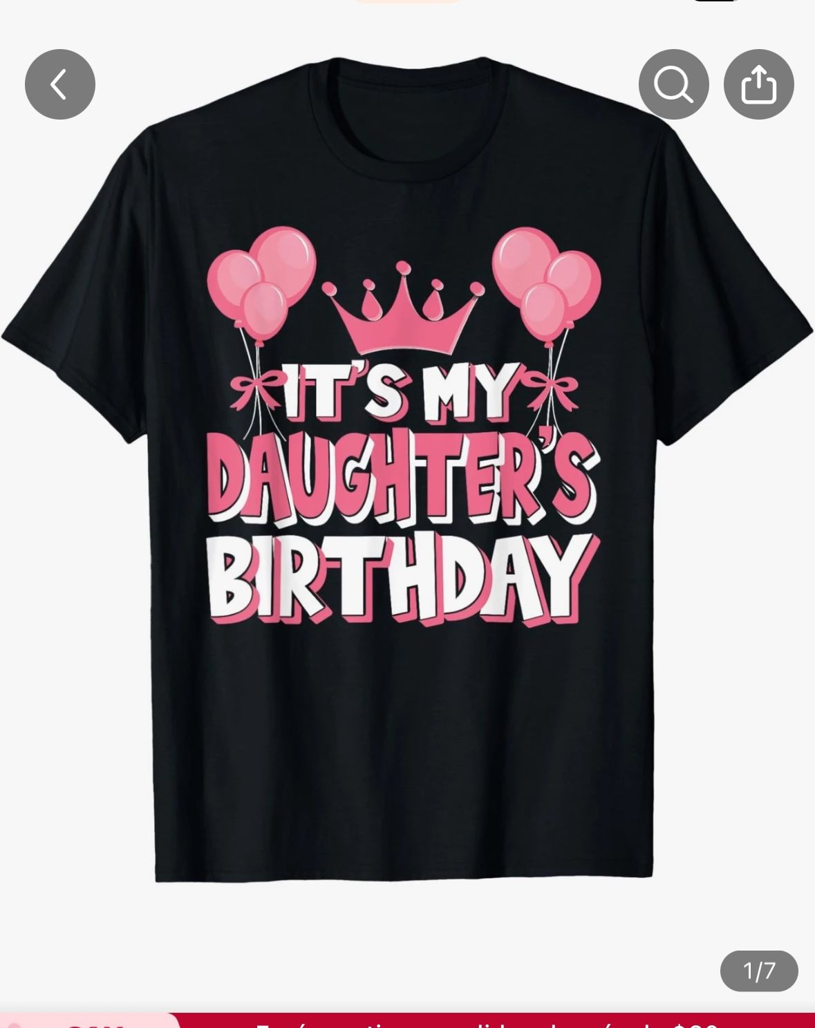 Camisetas Para Cumpleaños De Una Hija