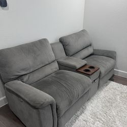 Olive Green Reclining Couch Set