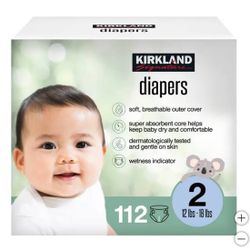 Kirkland Size 2 Diapers