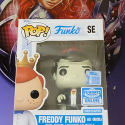 Funko Pop! Funko Freddy as Dracula  LE 1500 SE w/ Protector 🌳🐇🌳