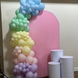Balloon Garland & Backdrop 