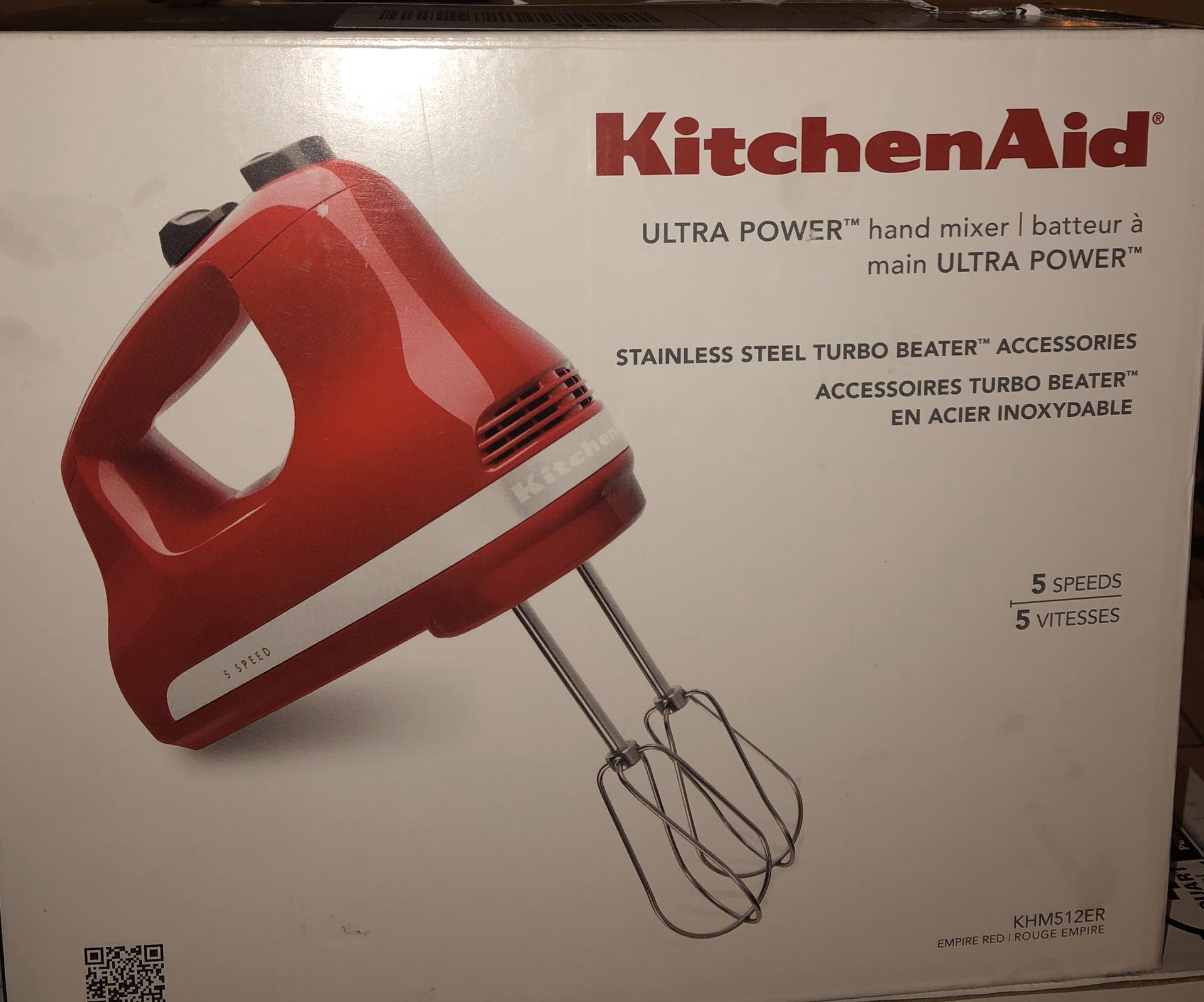 Kitchen aid hand mixer