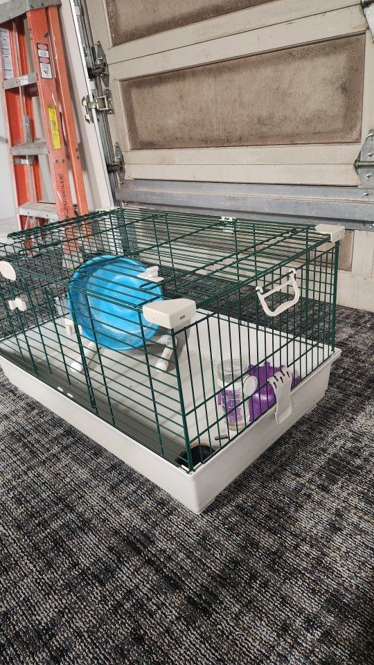 small animal cage and accessories 