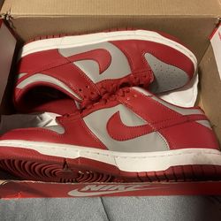Dunks Red & Grey