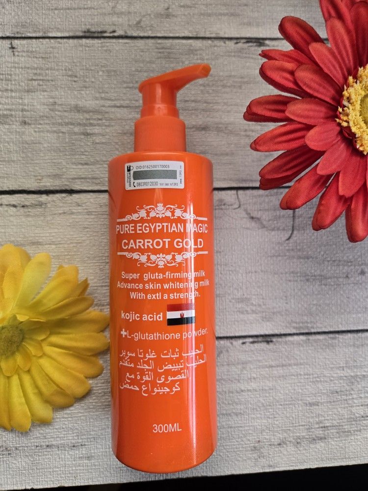 PURE EGYPTIAN WAGIC
CARROT GOLD
Super gluta-firming milk