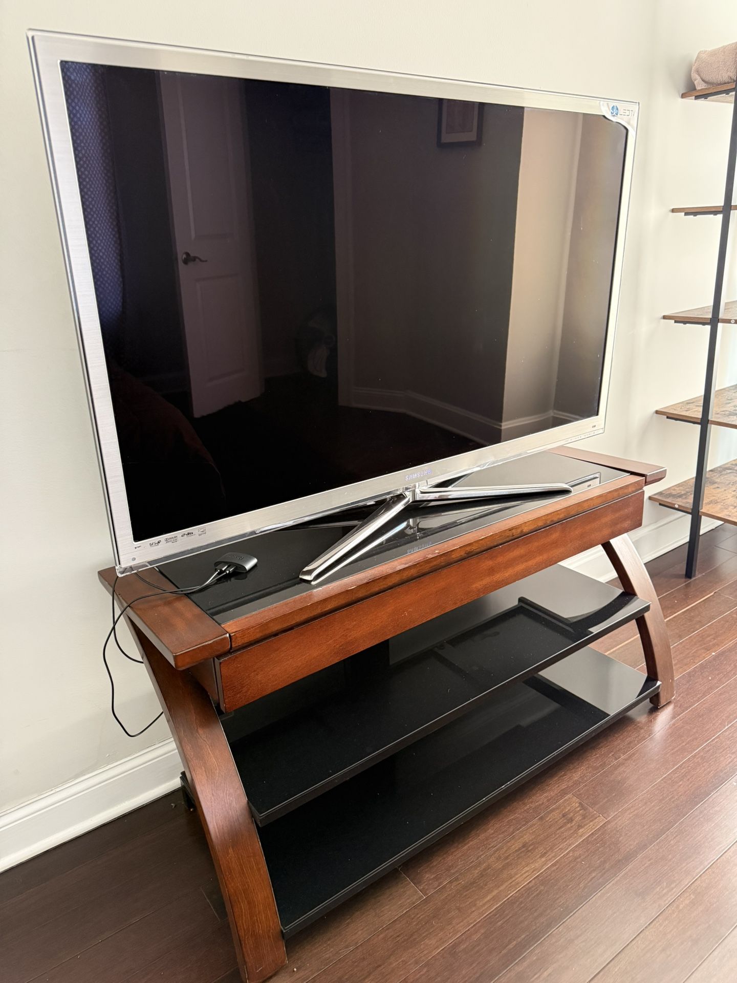 Flat-Screen TV + Stand + Roku