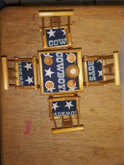COWBOYS MINI CASITA TABLE WITH 4 CHAIRS