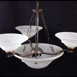 Oil bronze chandelier