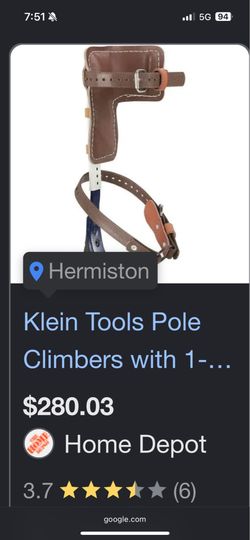 Climbing equipment for tree climbers / lineman different prices *read ad*