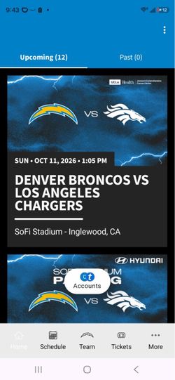 Chargers vs Broncos