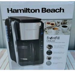 $40 🌹💥 Hamilton Beach Front Fill Deluxe Programmable Coffee Maker 12Cup 🌹whs k1