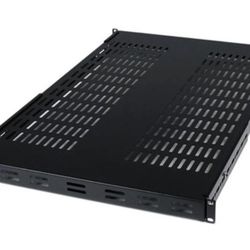 Open Box https://offerup.com/redirect/?o=U3RhclRlY2guY29t 1U Adjustable Mounting Depth Vented Rack Mount Shelf 27.5 Heavy Duty Part# ADJSHELFHDV