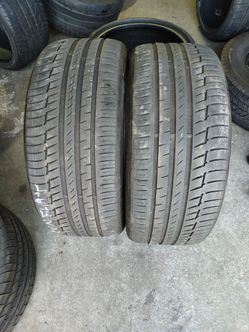 275/40R22 CONTINENTAL PREMIUM CONTACT 6 SSR RUNFLAT PAIR OF 5