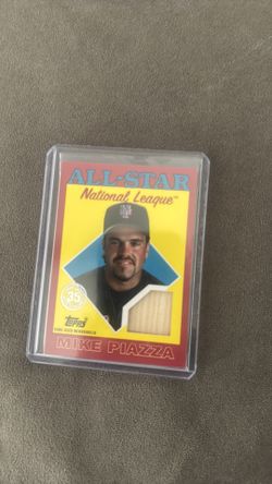 Mike piazza 2023 red relic all star numbered 18/25