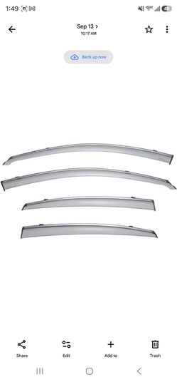 Rain Guards Nissan Altima 2013-2017