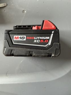 Milwaukee M18 5.0 Ah Battery