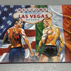 Conor McGregor Vs. Nate Diaz – UFC Oil Painting