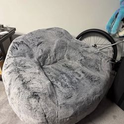 Luxury Faux Fur Bean Bag Chair
