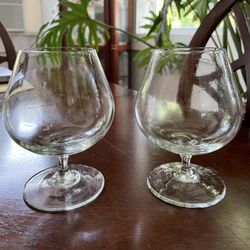 2 New - Cognac Glasses