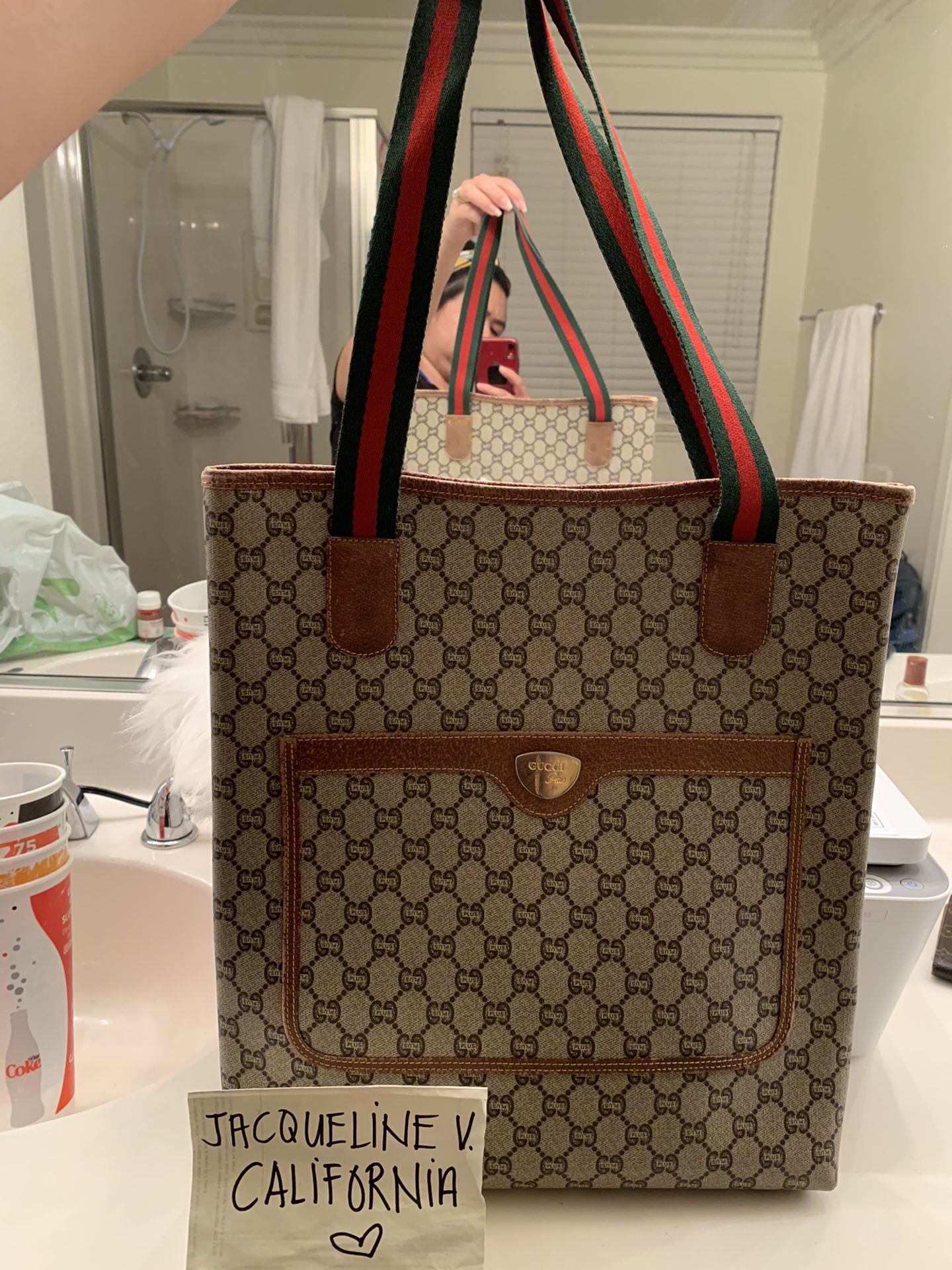 Authentic Gucci tote bag