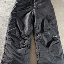 OUTDOOR GEAR Men's Peak Snow Bib Overalls Winter Outerwear Black Stretch Size L